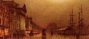 Atkinson Grimshaw Liverpool Custom House oil painting picture wholesale